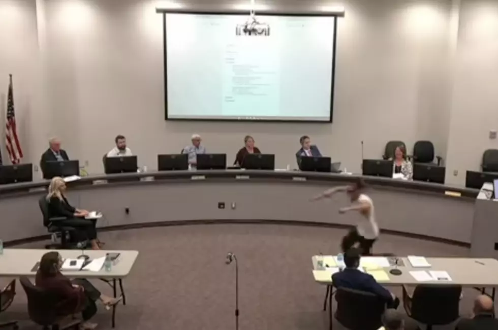 Man Makes Dirtbike Sounds, Pretends To Ride Away At Township Meeting